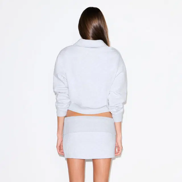 SKIMS FW25 COTTON FLEECE POLO SWEATSHIRT Polo