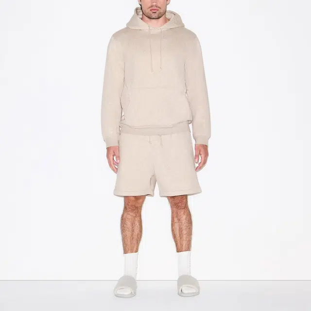 SKIMS FW25 FLEECE LOUNGE MENS CLASSIC HOODIE