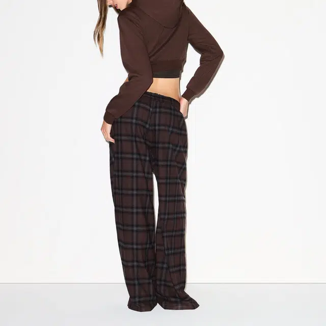 SKIMS FW25 FLANNEL SLEEP OVERSIZED PANT
