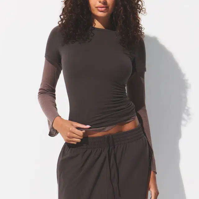 SKIMS COTTON JERSEY T-SHIRT T