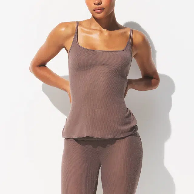 SKIMS FW25 SHEER RIB LONG CAMI