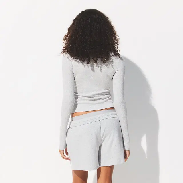 SKIMS DROP NEEDLE POINTELLE LONG SLEEVE TOP FW25T
