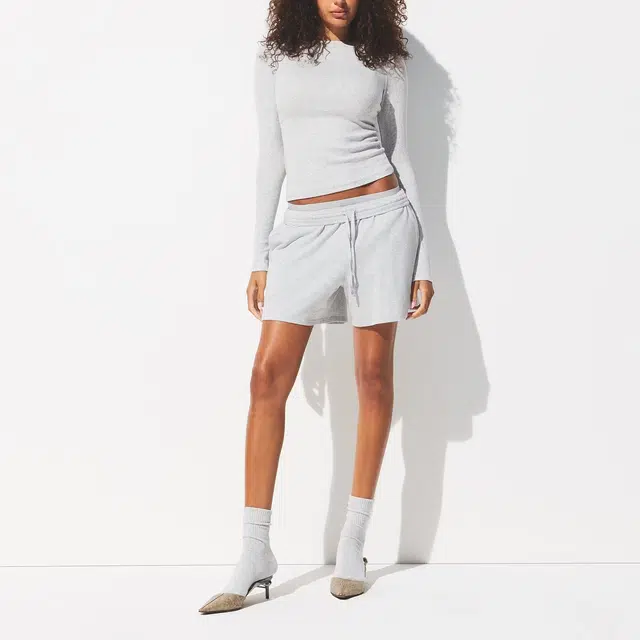 SKIMS DROP NEEDLE POINTELLE LONG SLEEVE TOP FW25T