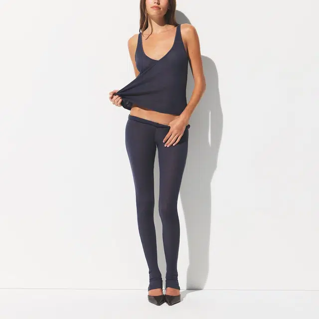SKIMS FW25 SHEER RIB V NECK TANK V