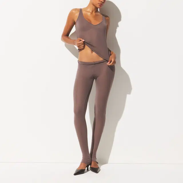 SKIMS FW25 SHEER RIB V NECK TANK V
