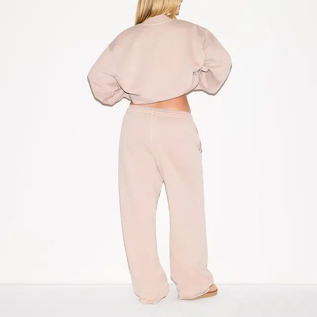 SKIMS FW25 BOYFRIEND FLEECE STRAIGHT LEG PANT