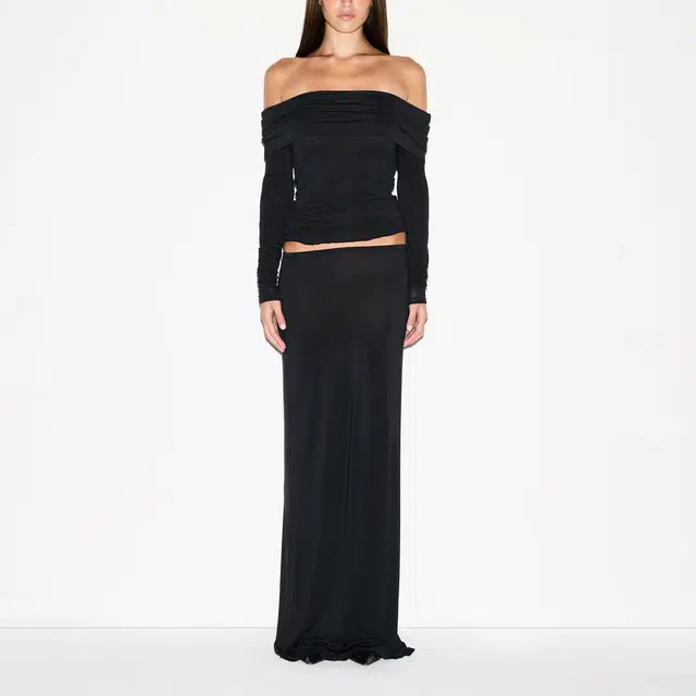 SKIMS SHEER MODAL OFF THE SHOULDER TOP FW25T