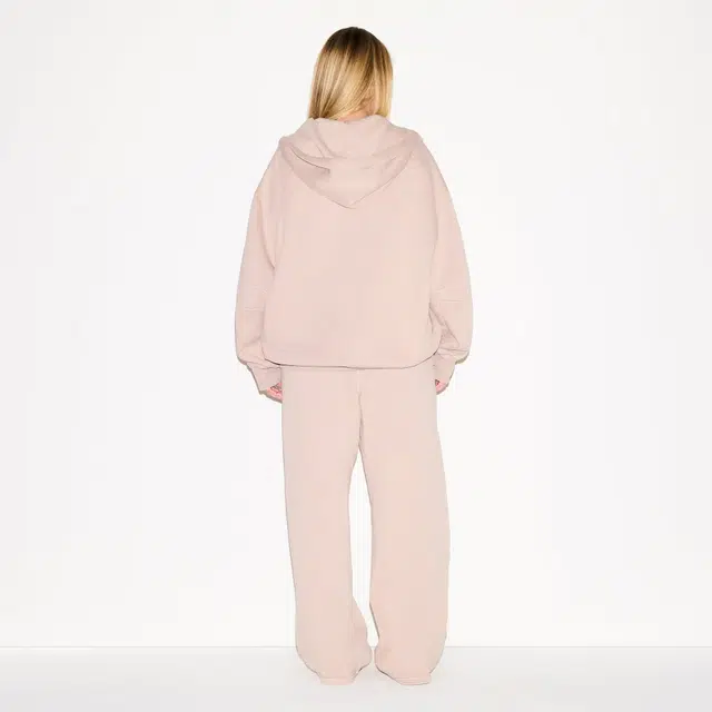 SKIMS FW25 BOYFRIEND FLEECE ZIP UP HOODIE