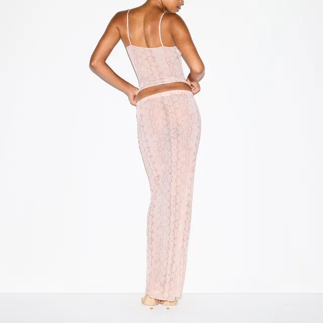 SKIMS FW25 MILKY SHEER LONG SKIRT