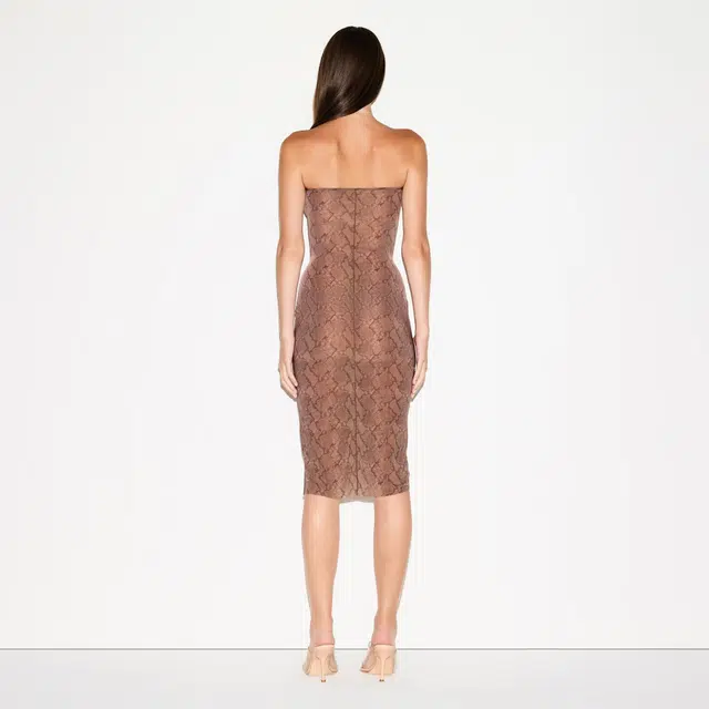 SKIMS FW25 MILKY SHEER MIDI TUBE DRESS