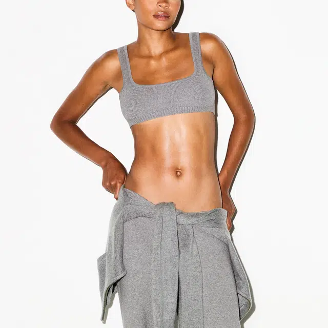 SKIMS FW25 TEXTURED KNIT BRALETTE