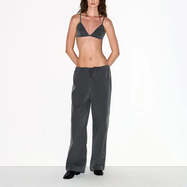 SKIMS FW25 WOVEN LOUNGE TRIANGLE BRALETTE