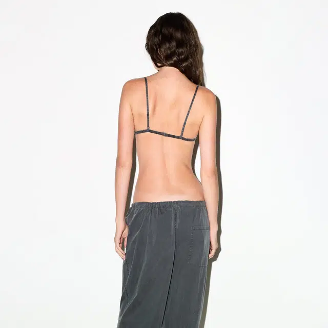 SKIMS FW25 WOVEN LOUNGE TRIANGLE BRALETTE