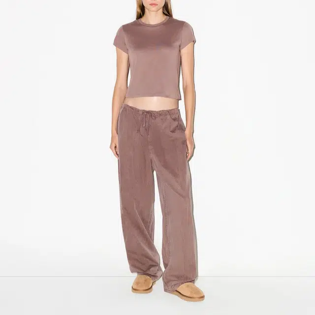 SKIMS FW25 WOVEN LOUNGE OVERSIZED PANT