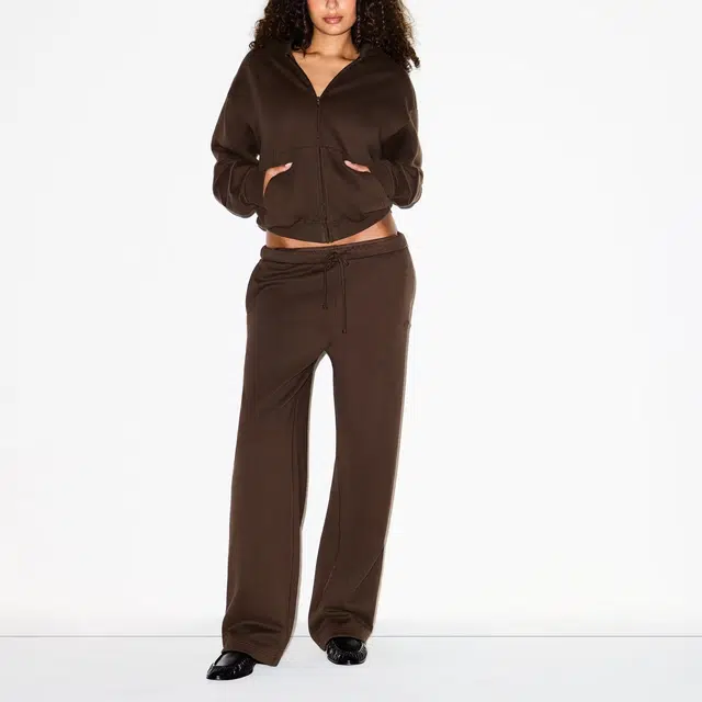 SKIMS COTTON FLEECE CLASSIC STRAIGHT LEG PANT