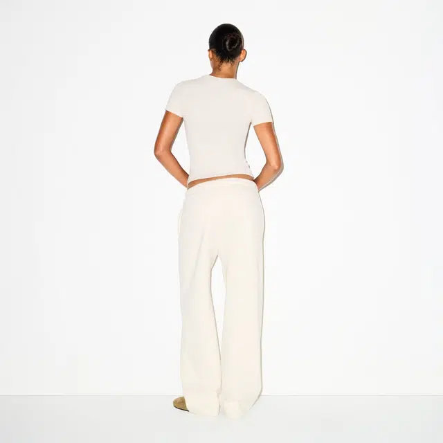 SKIMS COTTON FLEECE CLASSIC STRAIGHT LEG PANT