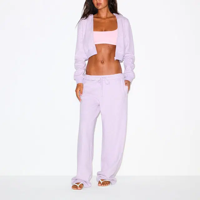 SKIMS COTTON FLEECE CLASSIC STRAIGHT LEG PANT