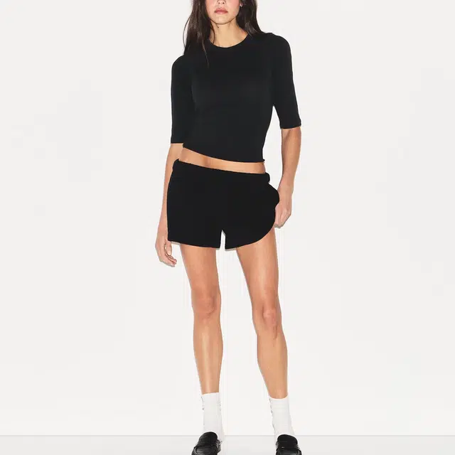 SKIMS WORN IN JERSEY SHRUNKEN BASEBALL TEE T