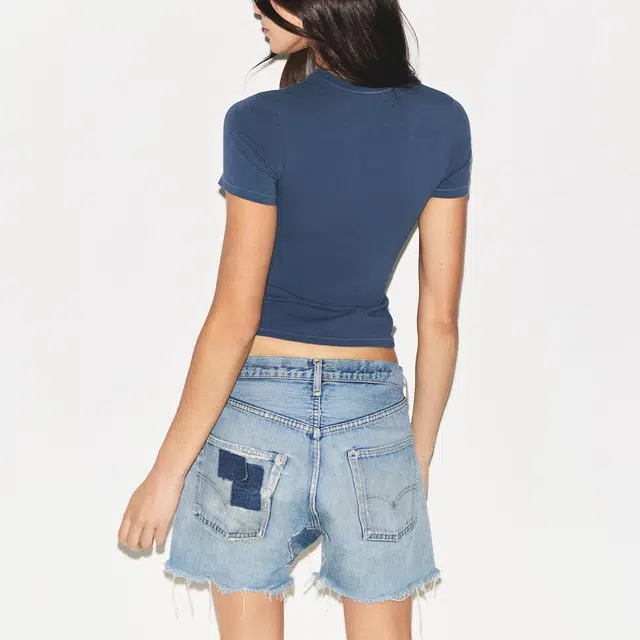 SKIMS COTTON JERSEY T-SHIRT T