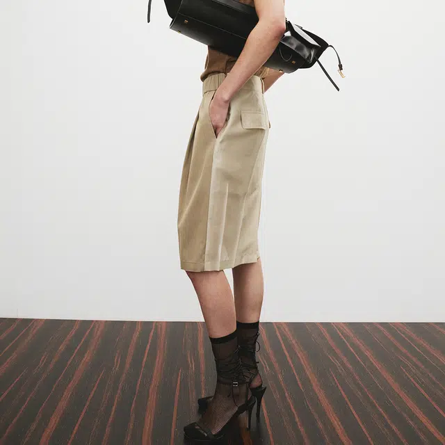 RECTO SS25 SHEER BACK BANDING SKIRT