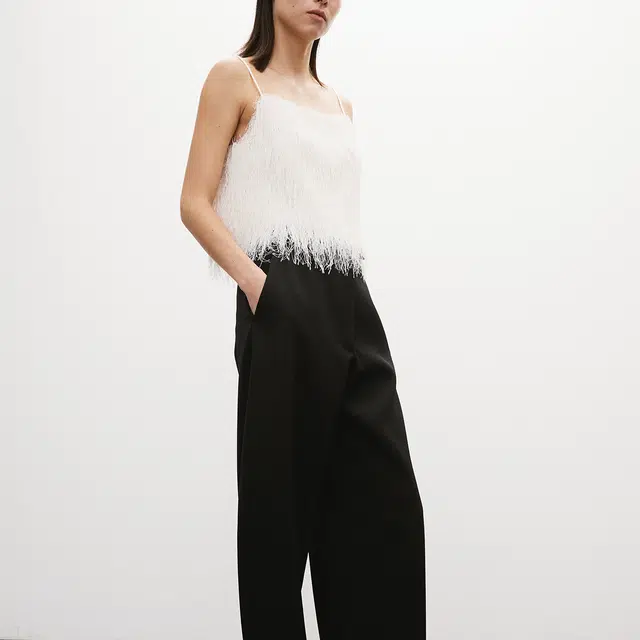 RECTO SS25 FRINGE EFFECT CAMISOLE TOP