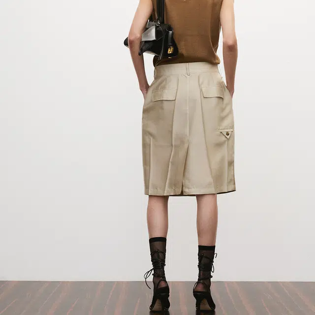 RECTO SS25 SHEER BACK BANDING SKIRT