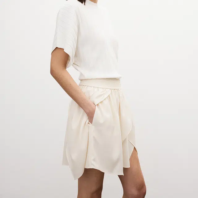 RECTO SS25 WRAP LAYERS BANDING SHORTS