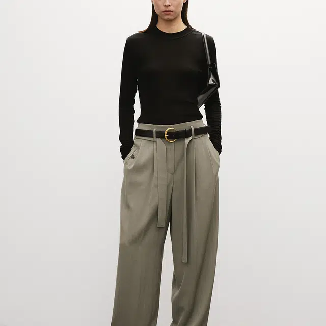 RECTO SS25 LONG SLEEVES SHEER JERSEY TOP