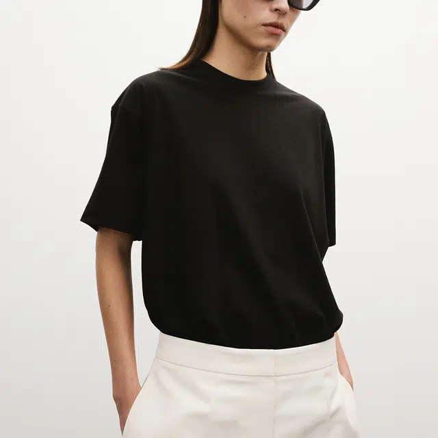 RECTO CASHMERE BLEND LOOSE FIT T-SHIRT SS25T