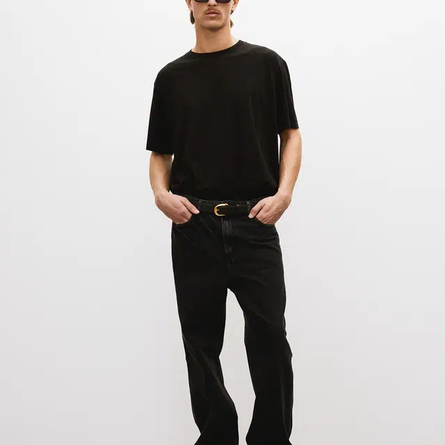 RECTO SS25 MENS CASHMERE BLEND LOOSE FIT T-SHIRT T