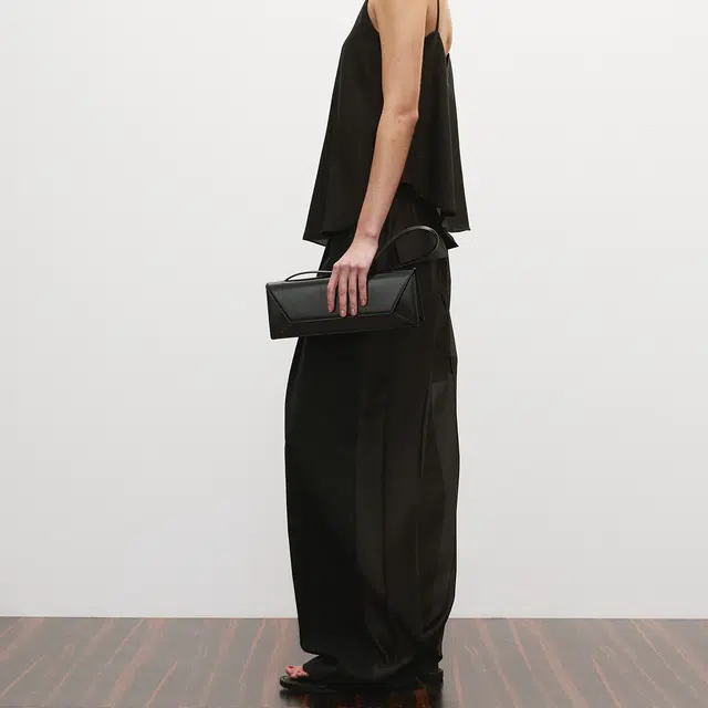 RECTO SS25 SHEER BACK BANDING WIDE PANTS