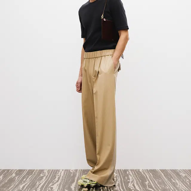 RECTO SS25 MENS CONTRAST BANDING WIDE PANTS