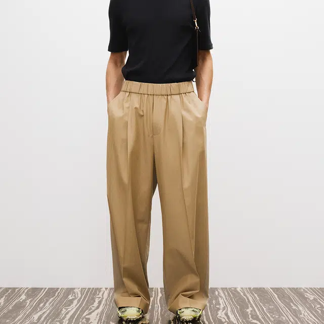RECTO SS25 MENS CONTRAST BANDING WIDE PANTS