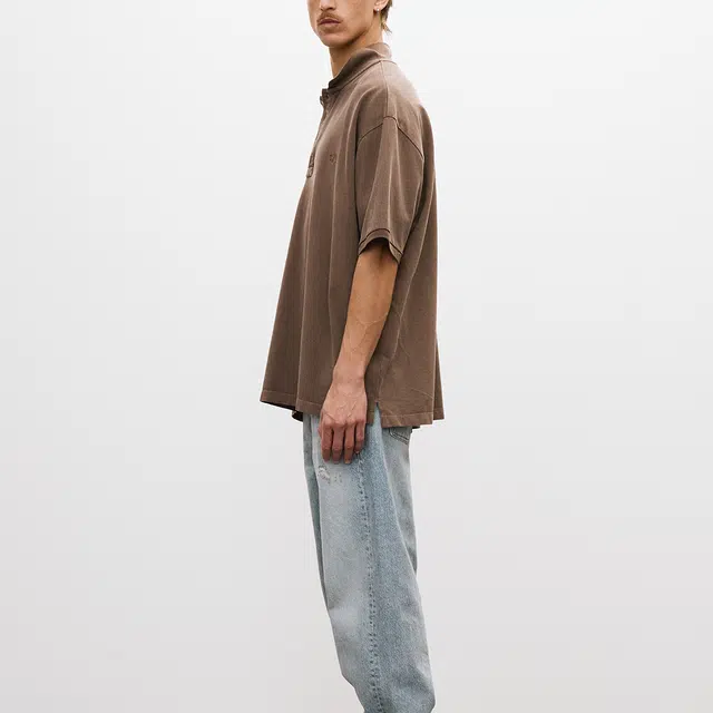 RECTO SS25 OVERSIZED GARMENT COTTON PIQUE SHORT Polo