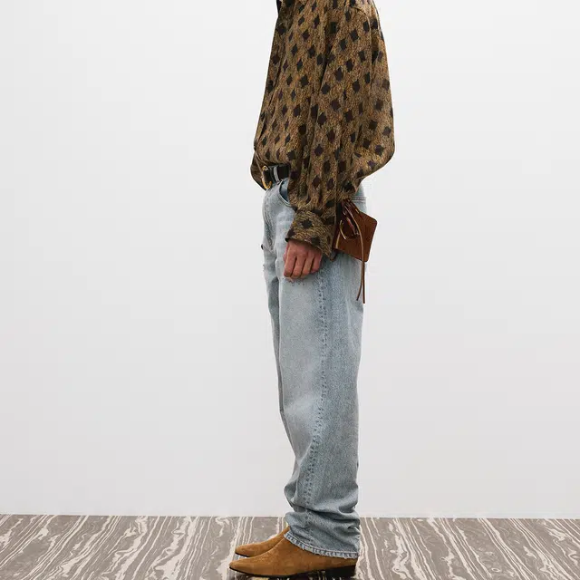 RECTO SS25 DESTROYED DENIM PANTS