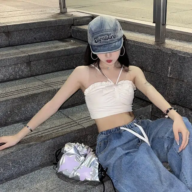 木林森 美式做旧水洗牛仔字母刺绣 棉 鸭舌帽 男女同款情侣款