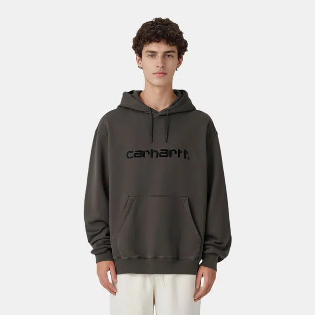 Carhartt WIP Hooded Duster Sweat Black