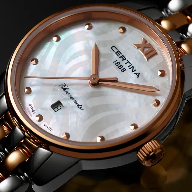 CERTINA 100 40mm PVD C033.051.22.118.00