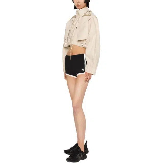 COURREGES Mini Contrast Shorts