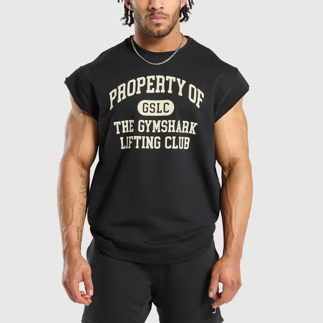 GYMSHARK Property Of Cut Off Tank T