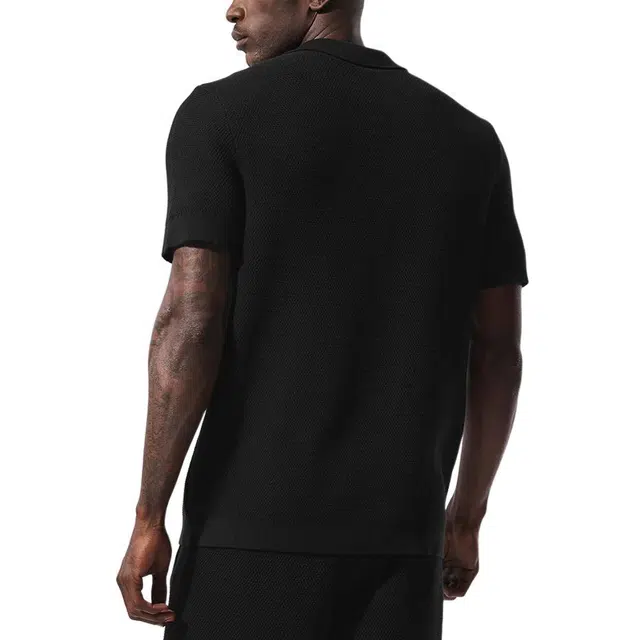 alo yoga Sports Club Sweater Knit Polo