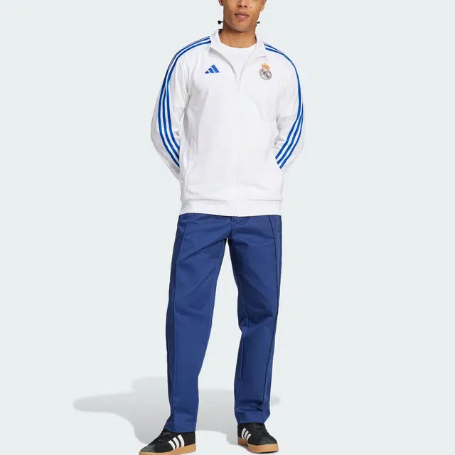 adidas Real Madrid SS24 REAL MADRID DNA TRACK TOP logo
