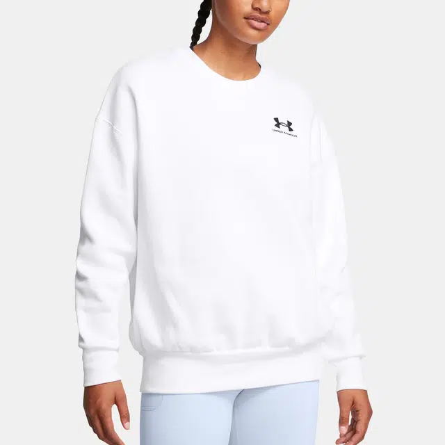 Under Armour Icon UA Fleece Oversized Crew logo