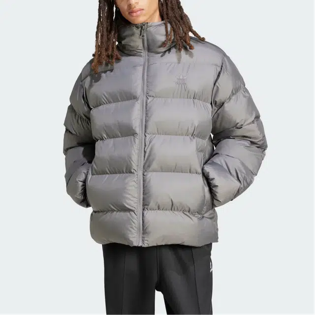 adidas originals Tonal Hooded Puffer Jacket logo