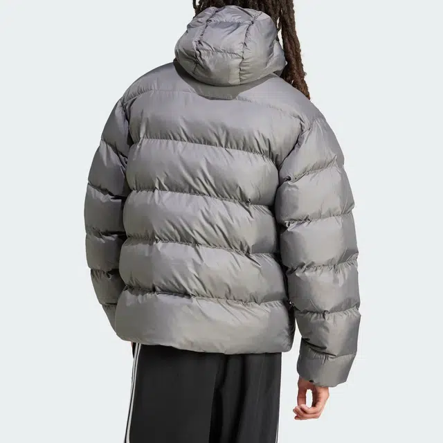 adidas originals Tonal Hooded Puffer Jacket logo