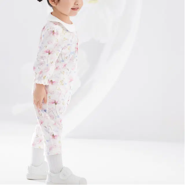 英氏连体衣 碎花亲肤柔软舒适 婴幼童