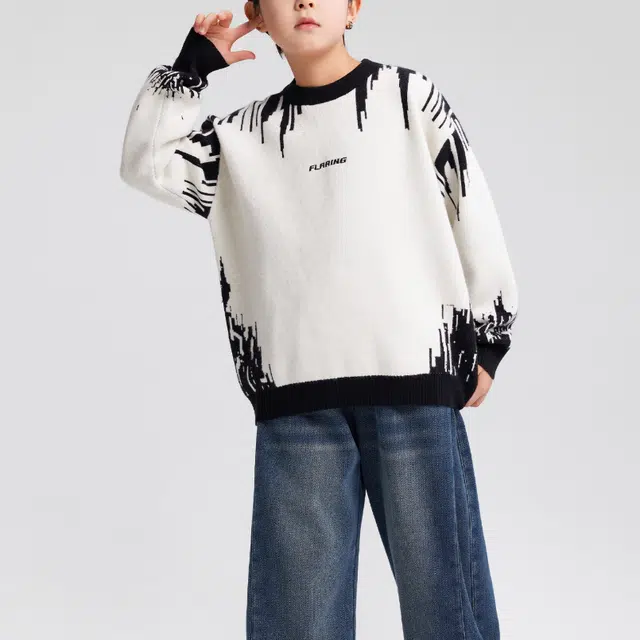 左西毛衣 舒适保暖针织套头 儿童款