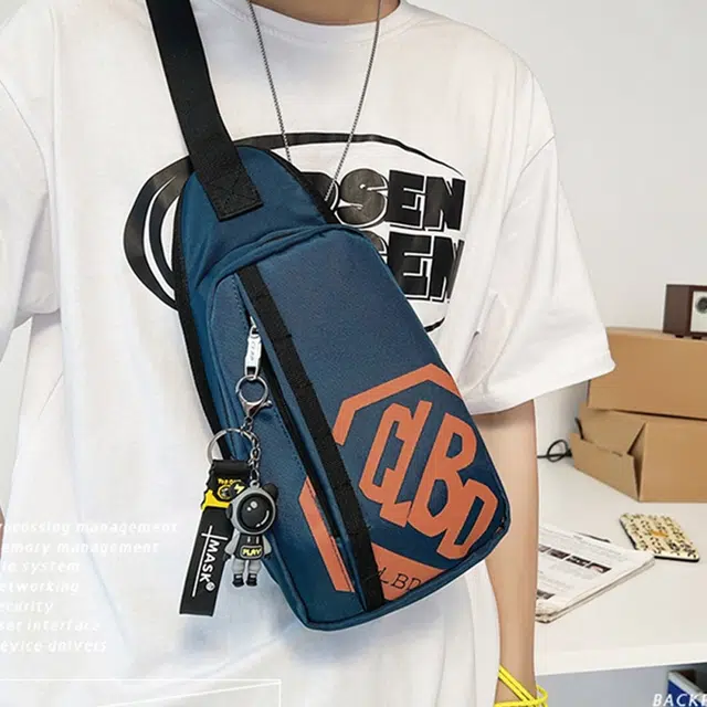 恒源祥 小众洋气百搭出游手机单肩包休闲潮流 尼龙 斜挎胸包 常规 男女同款情侣款 多色