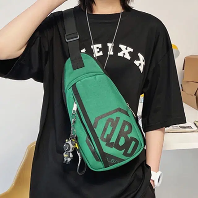 恒源祥 小众洋气百搭出游手机单肩包休闲潮流 尼龙 斜挎胸包 常规 男女同款情侣款 多色