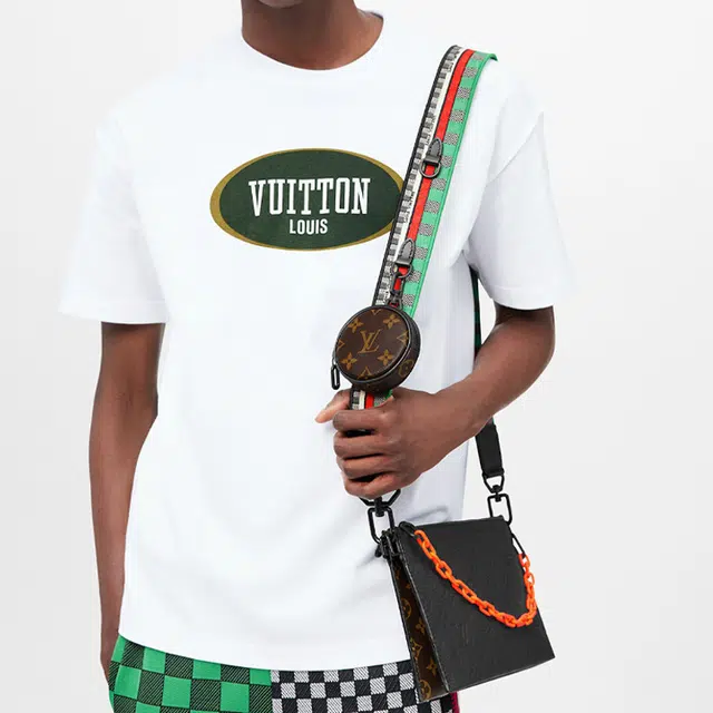 LOUIS VUITTON Virgil Logo Taurillon